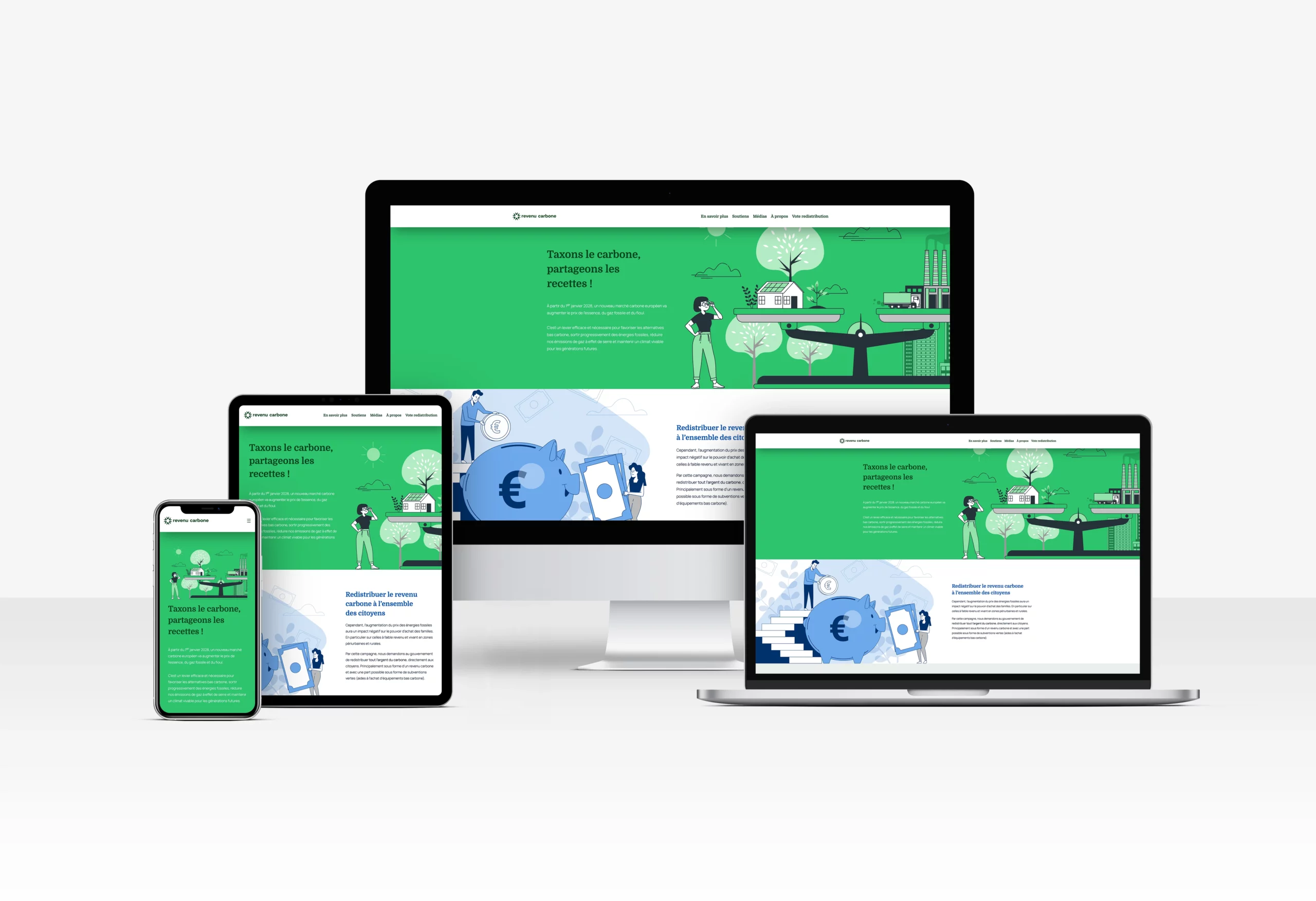 Site refondu de l'association Lobby Climatique Citoyen