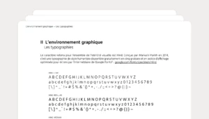 Définition d'une charte graphique