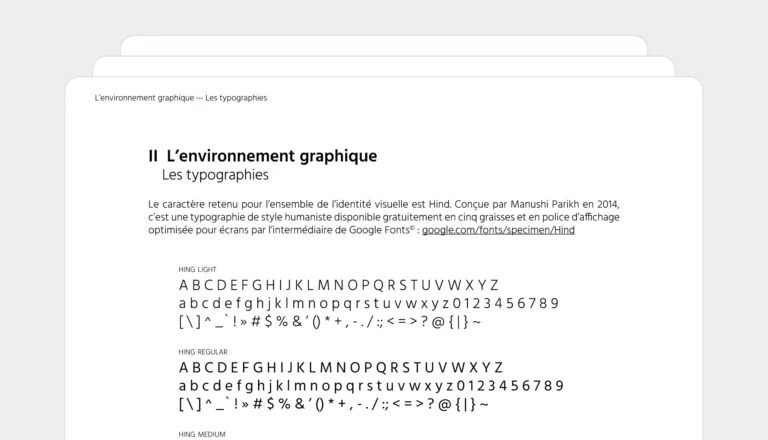 Définition d'une charte graphique