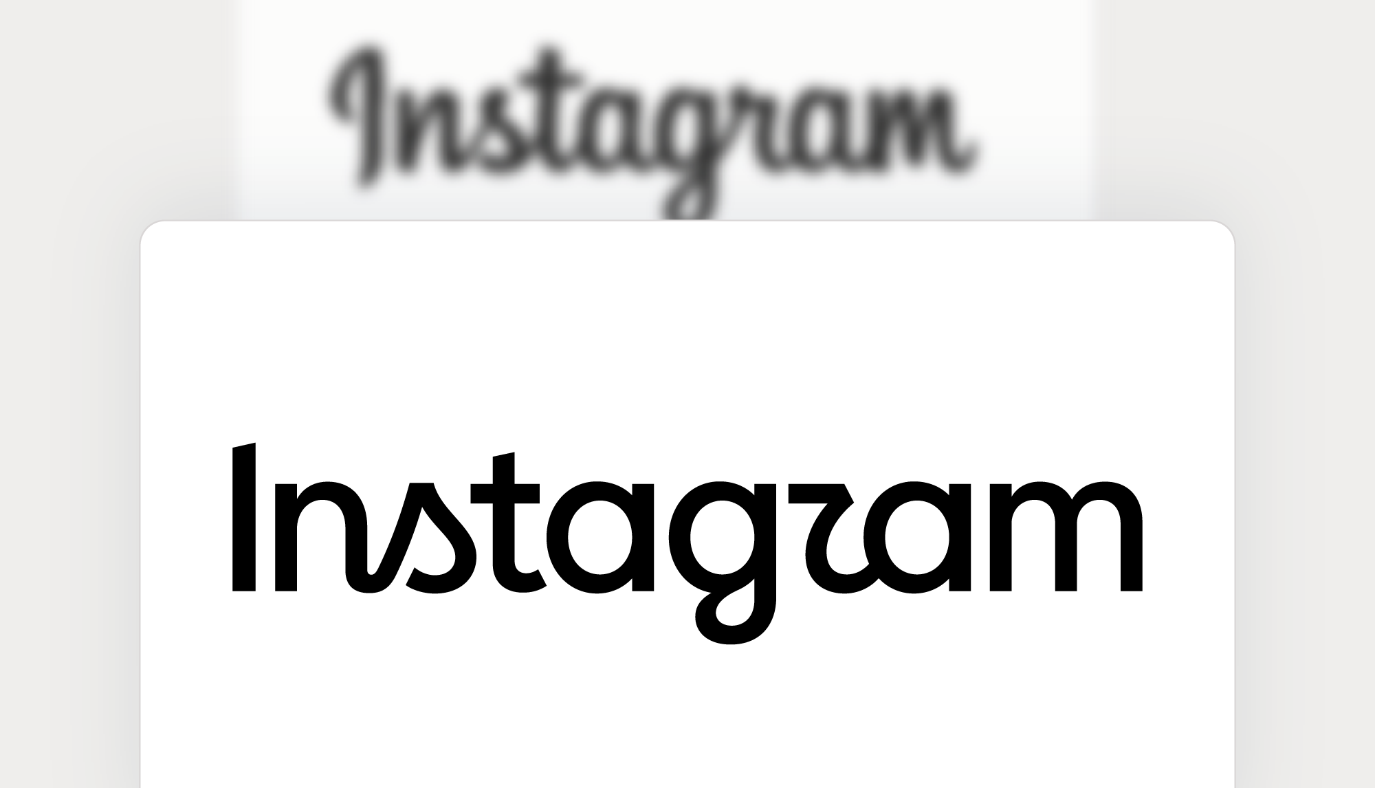 Le nouveau logotype typographique d'Instagram dévoilé en août 2026